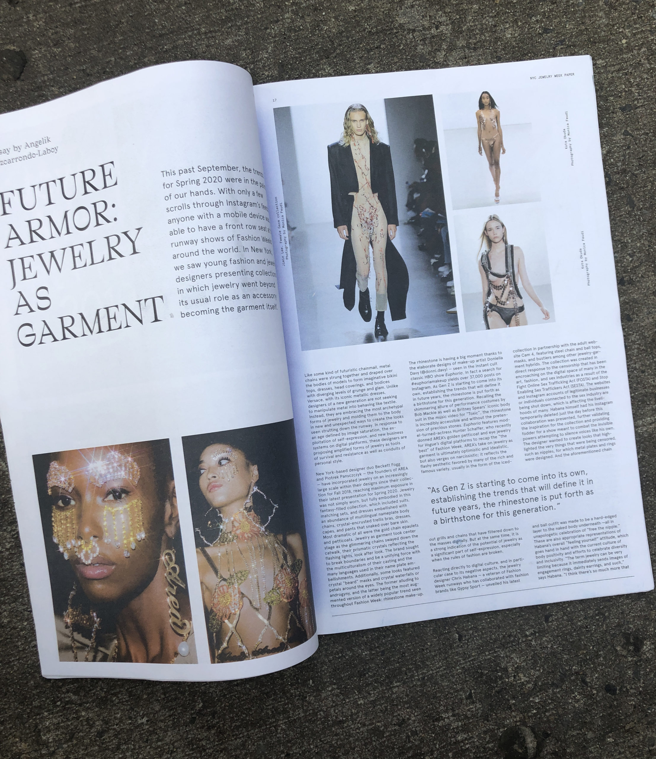 Current Obsession 2019 Current Obsession x NYC Jewelry Week Paper - NYCJW